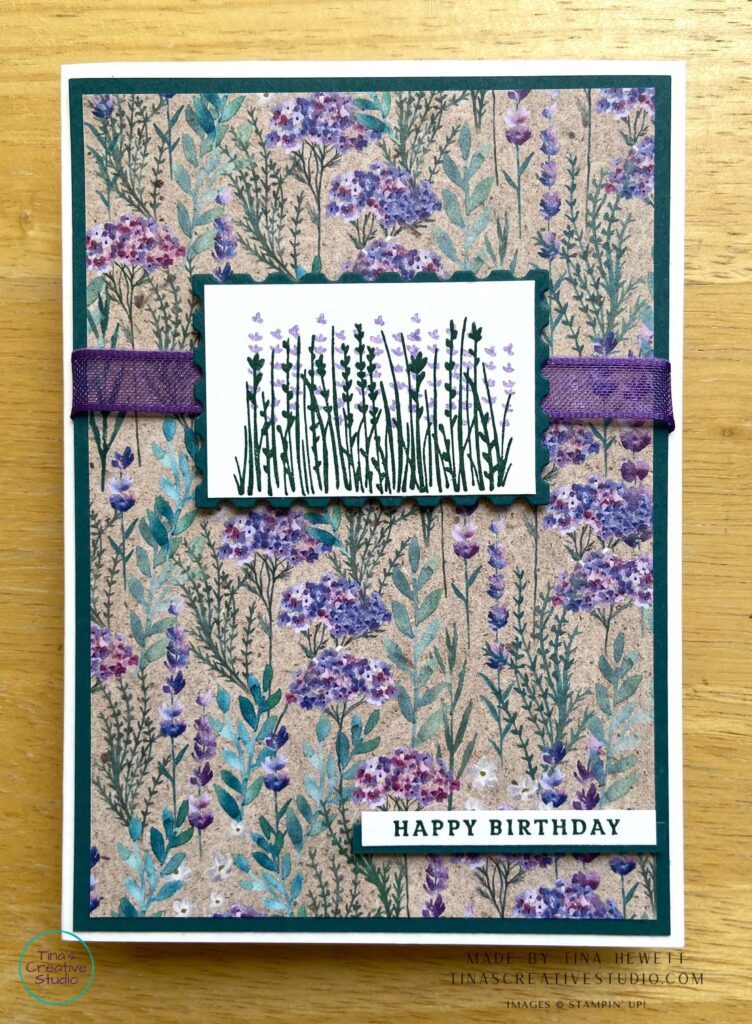 Perennial Lavender class card 2