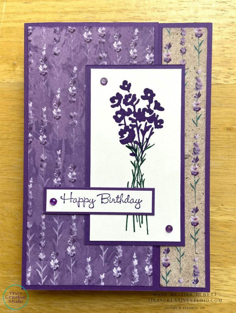 Perennial Lavender class card 3