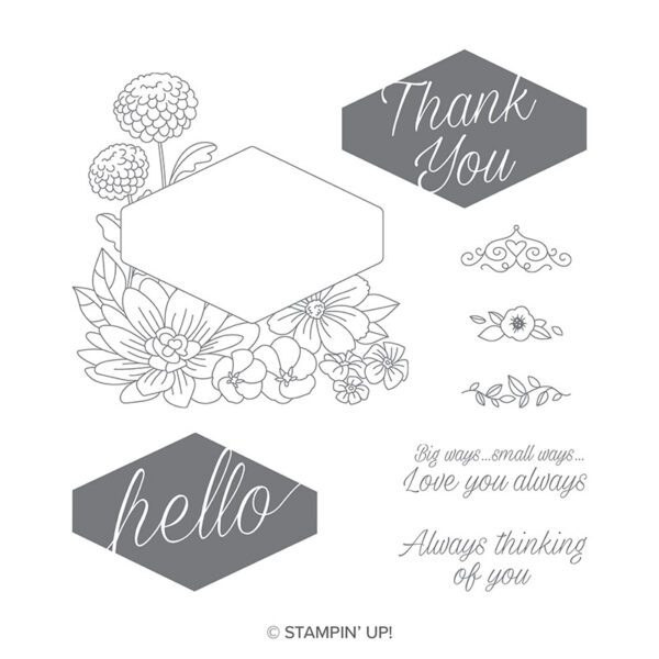 Accented Blooms stamp set