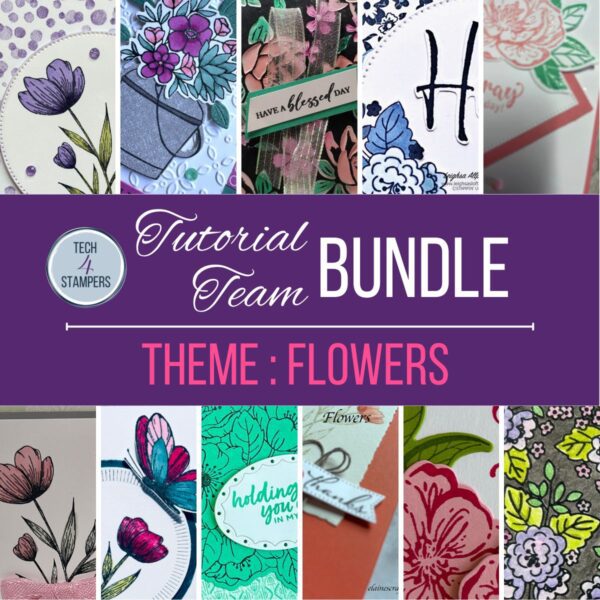 Tutorial Bundle of flower cards