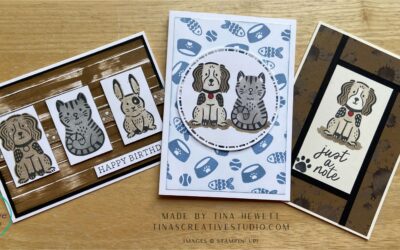 Create cute animal cards with the Pets & More card class